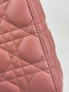 Small ABCDior Pink Cannage Lambskin Bag LGHW