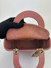 Small ABCDior Pink Cannage Lambskin Bag LGHW