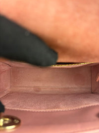 Small ABCDior Pink Cannage Lambskin Bag LGHW