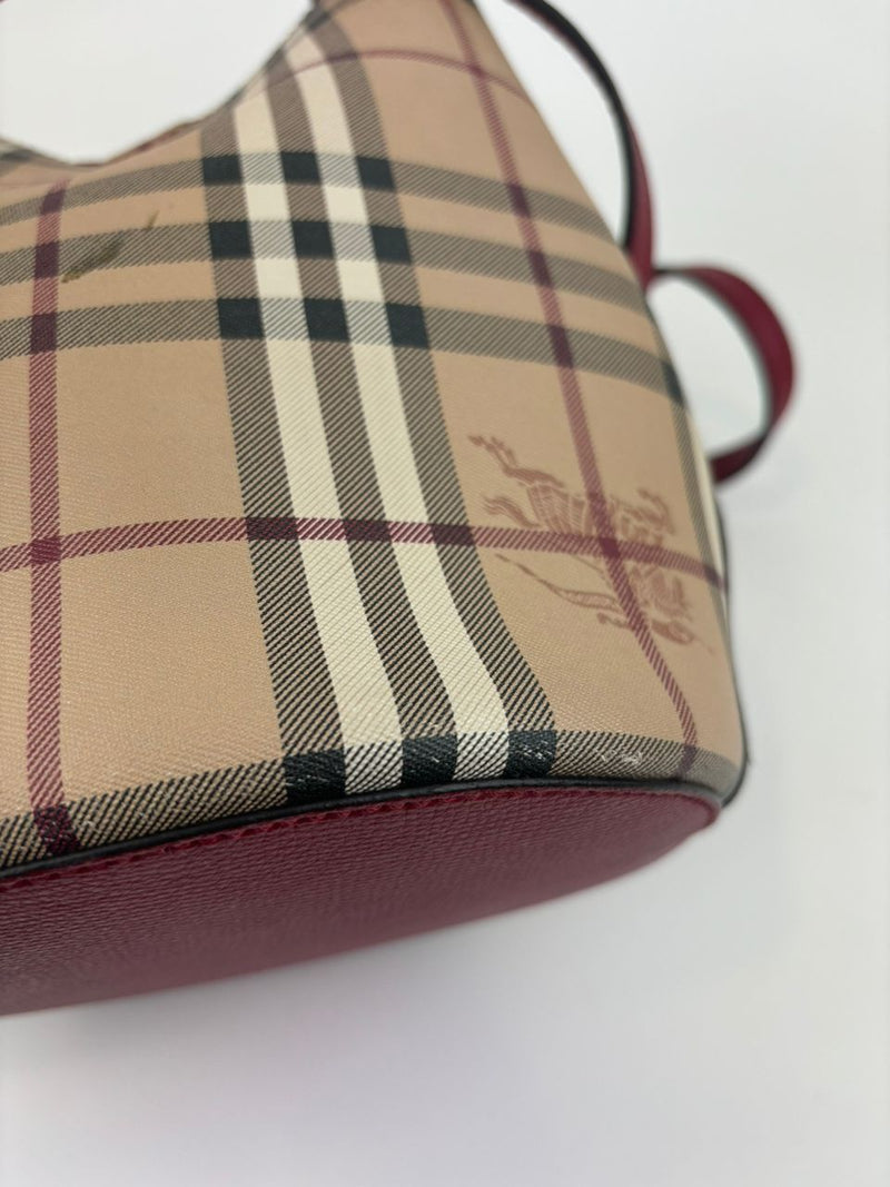 Haymarket Check Small Lorne Bucket Tote Bag