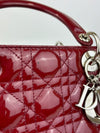 Large Lady Dior in Red Patent SHW