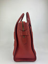 Micro Luggage Tote Bag in Red