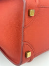 Micro Luggage Tote Bag in Red