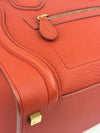 Micro Luggage Tote Bag in Red