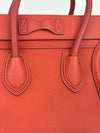 Micro Luggage Tote Bag in Red