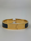 Hermes Clic H Bracelet Noir GHW