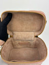 Small Diortravel Vanity Case in Rose Des Vents Cannage Lambskin GHW