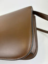 Classic Box Bag Brown Smooth Leather