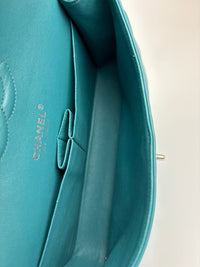 Classic Medium Flap in Turquoise Lambskin SHW