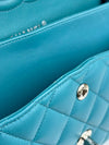 Classic Medium Flap in Turquoise Lambskin SHW