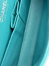 Classic Medium Flap in Turquoise Lambskin SHW