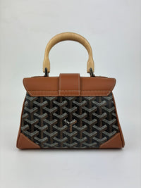 Goyard Mini Saigon with Love Logo Goyardine Brown&nbsp;(Cash Price in Description)