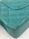 Classic Medium Flap in Turquoise Lambskin SHW