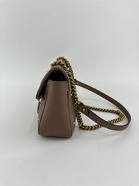 Small Marmont Shoulder Bag Faux Pearl Beige