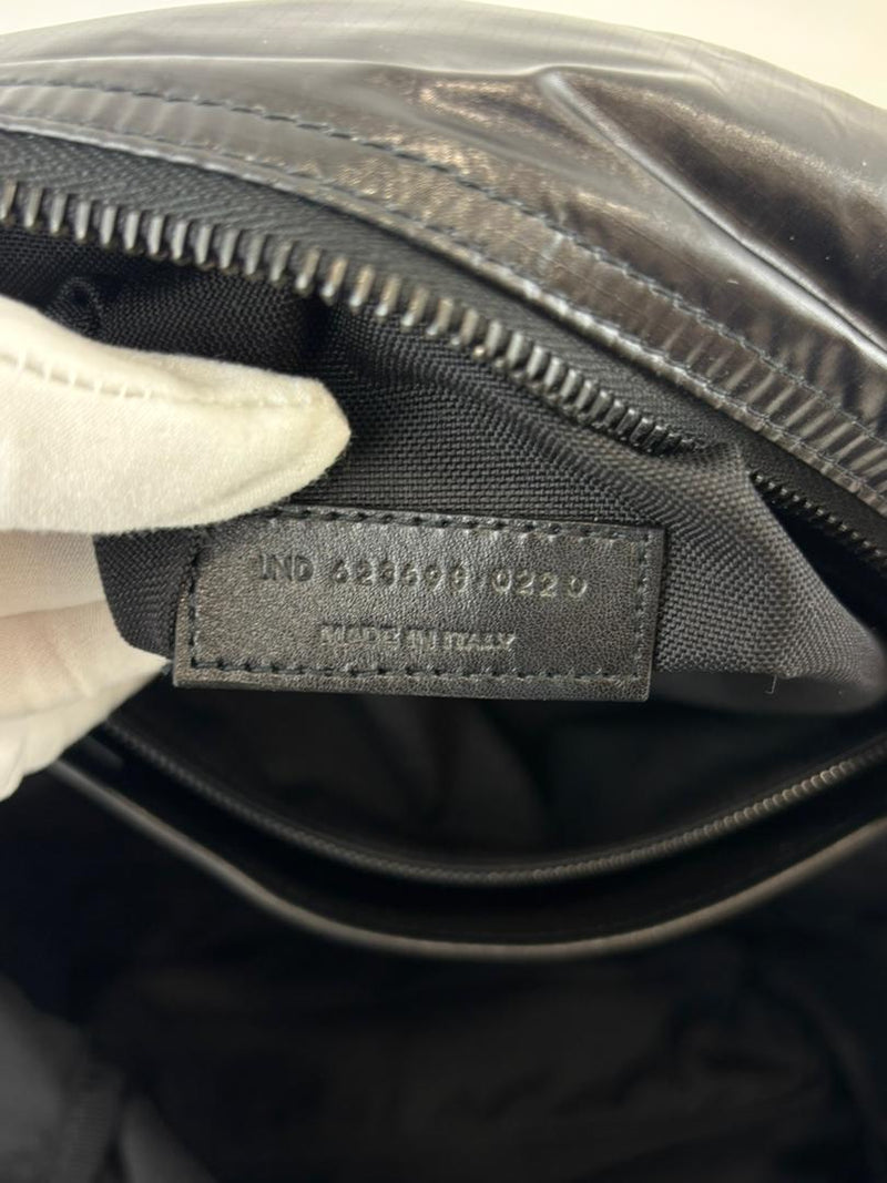 Nuxx Backpack with Logo Print Black Nylon