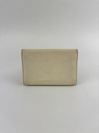 5M1122 Madras Bifold Card Holder Bianco