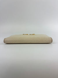 5M1122 Madras Bifold Card Holder Bianco