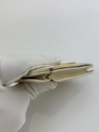 5M1122 Madras Bifold Card Holder Bianco