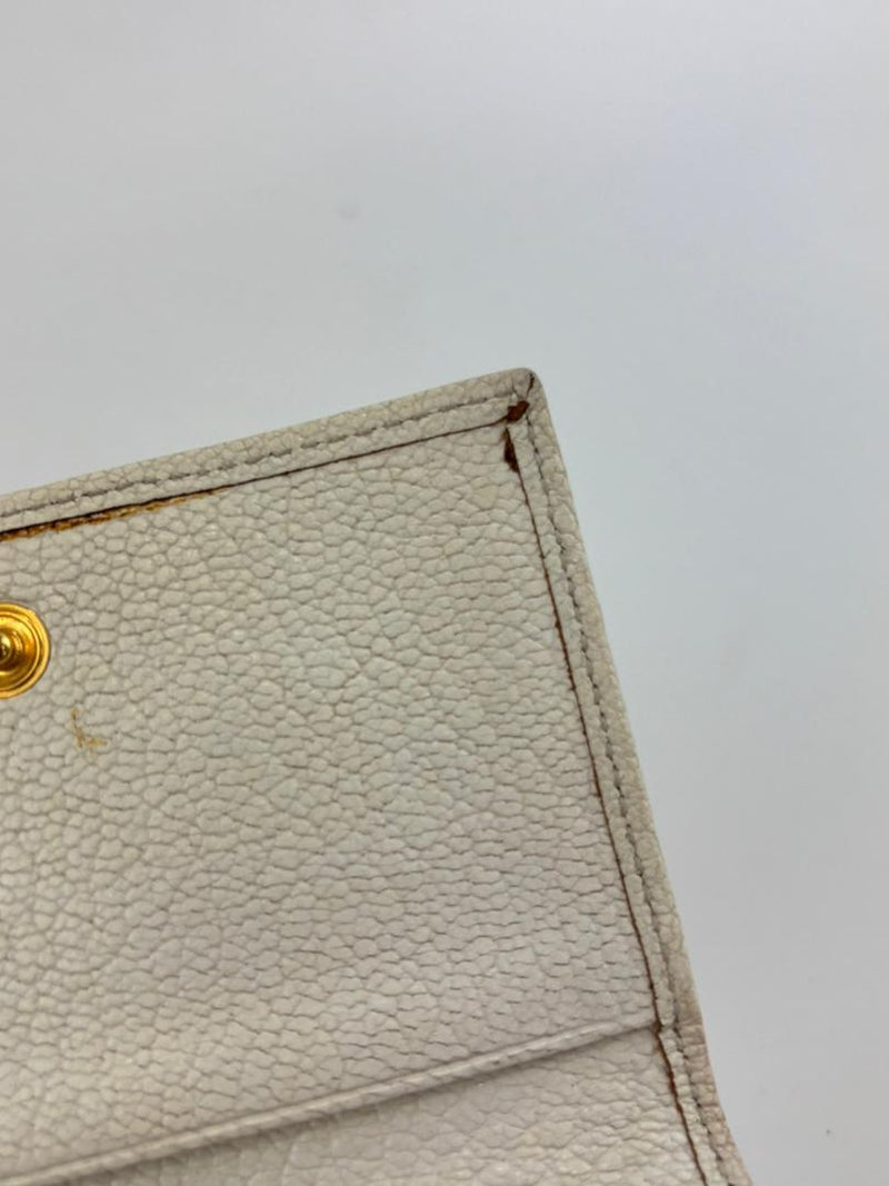 5M1122 Madras Bifold Card Holder Bianco