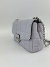 SoHo Large Quilted Leather Shoulder Bag Lilac