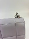 SoHo Large Quilted Leather Shoulder Bag Lilac