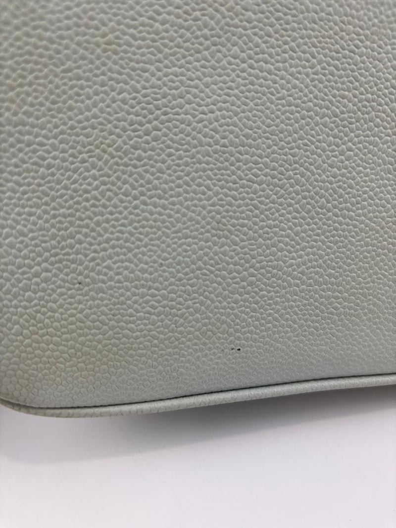 CC Medallion Tote Bag Light Blue Caviar GHW