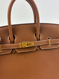 Birkin 25 Gold Togo GHW (Cash Price in Description)