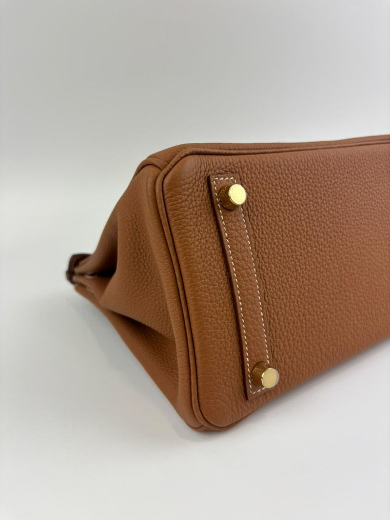 Birkin 25 Gold Togo GHW (Cash Price in Description)