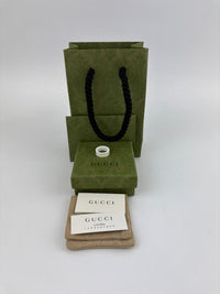 White Ceramic Cluster Ring Size 8