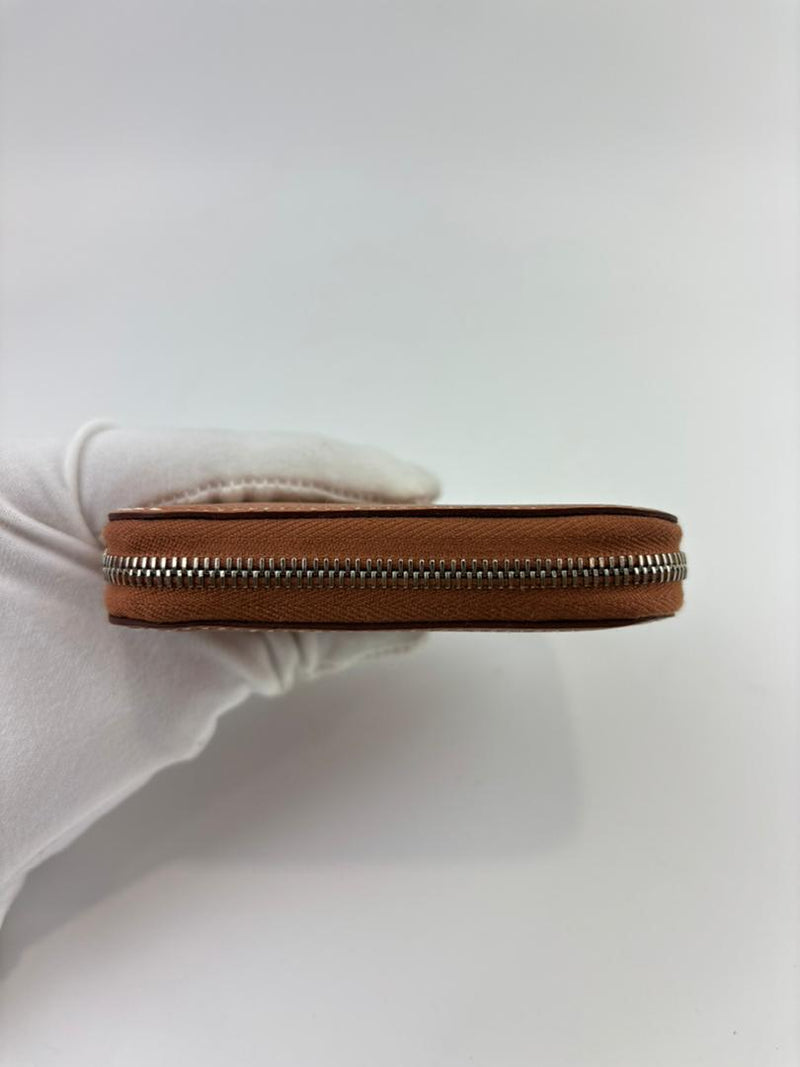 Silk'In Compact Gold Epsom Wallet