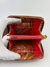 Silk'In Compact Gold Epsom Wallet