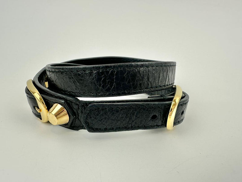 236342 Classic Triple Bracelet Agneau Nero