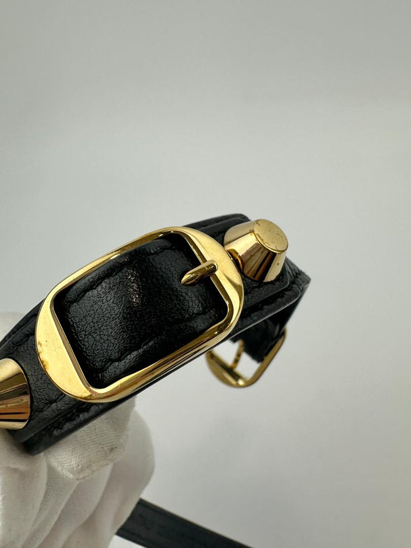 236342 Classic Triple Bracelet Agneau Nero