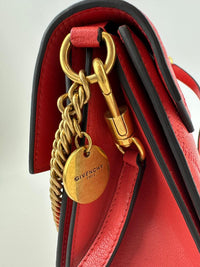 GV3 Small Crossbody Bag Red Quilted Goatskin