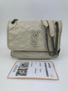 Baby Niki Bag White Crinkled Calfskin Leather