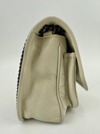 Baby Niki Bag White Crinkled Calfskin Leather