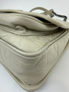Baby Niki Bag White Crinkled Calfskin Leather