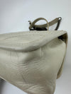 Baby Niki Bag White Crinkled Calfskin Leather