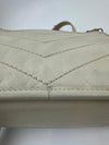 Baby Niki Bag White Crinkled Calfskin Leather