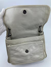 Baby Niki Bag White Crinkled Calfskin Leather