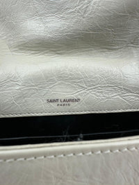 Baby Niki Bag White Crinkled Calfskin Leather