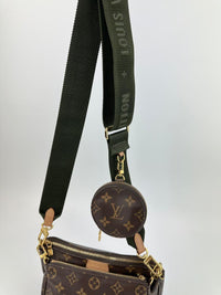 Multi Pochette Accessoires Khaki Monogram Canvas