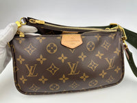 Multi Pochette Accessoires Khaki Monogram Canvas