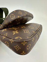Multi Pochette Accessoires Khaki Monogram Canvas