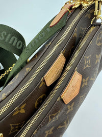 Multi Pochette Accessoires Khaki Monogram Canvas