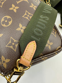 Multi Pochette Accessoires Khaki Monogram Canvas