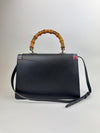 Lilith Black Leather Handbag