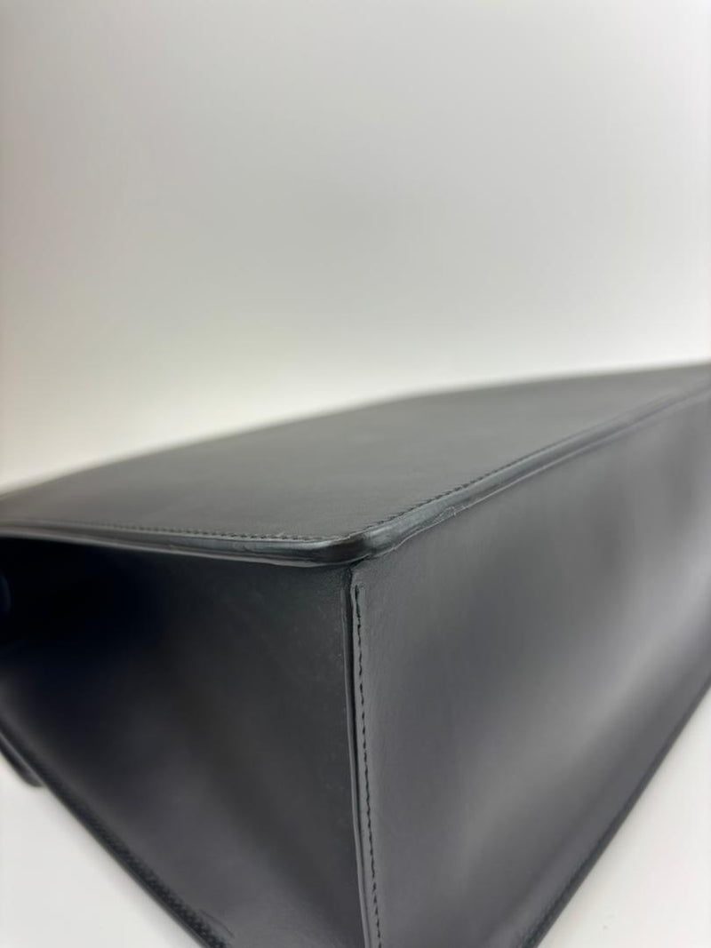 Lilith Black Leather Handbag