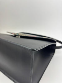 Lilith Black Leather Handbag