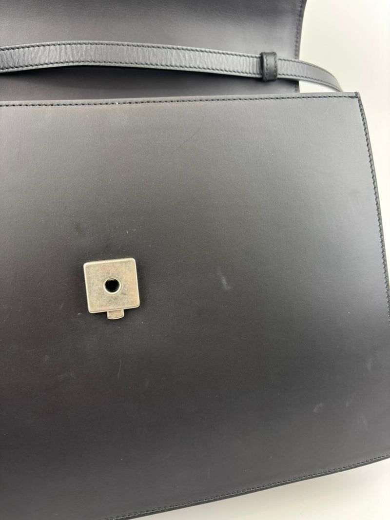 Lilith Black Leather Handbag